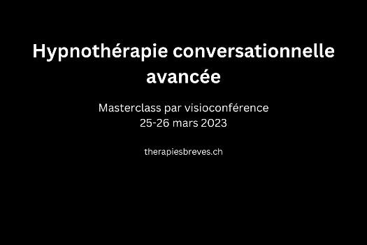 Masterclass en Hypnose Conversationnelle Avancée