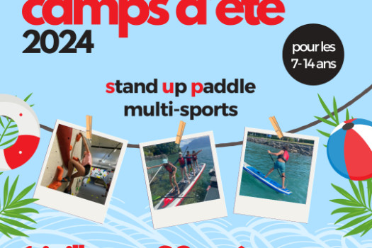 Camps d'été multisports/Stand Up Paddle