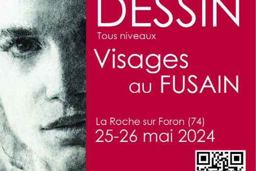 Proche Genève - stage de dessin de 2 jours | Visages au Fusain| 25/26 mai 2024