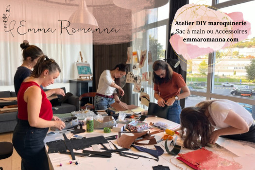 Atelier DIY de maroquinerie : sac à main et accessoires en cuir à faire soi-même. Cours d'initiation cuir