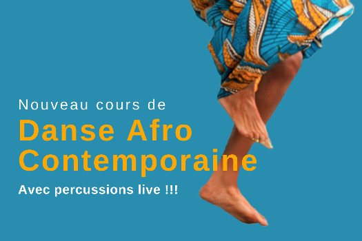 Cours de Danse Afro Contemporaine, avec musique live