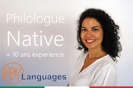 Professeure native, philologue, plus de 10 ans d'expérience dans l'enseignement: cours d'italien par Skype