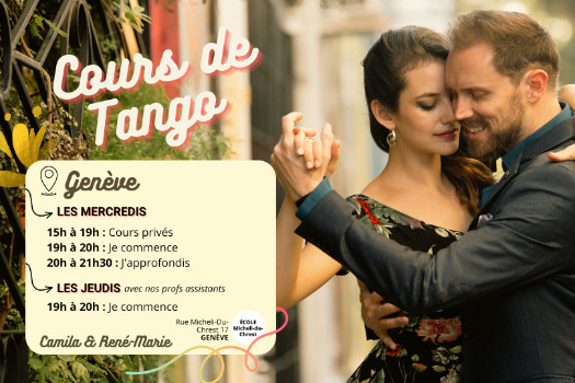 Cours de tango argentin à Genève