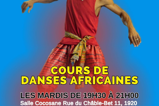 cours de danses d'Afrique de l'Ouest