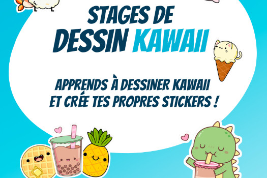 Stage de dessin Kawaii & stickers
