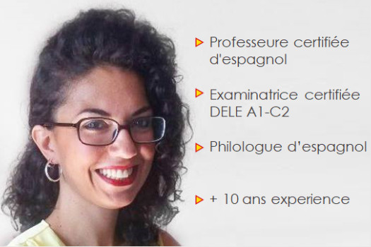 Professeure certifiée d'espagnol et examinatrice certifiée DELE A1-C2, philologue: Espagnol par Skype 