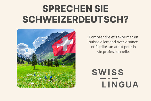 Suisse-allemand - formation / cours de langues / coaching