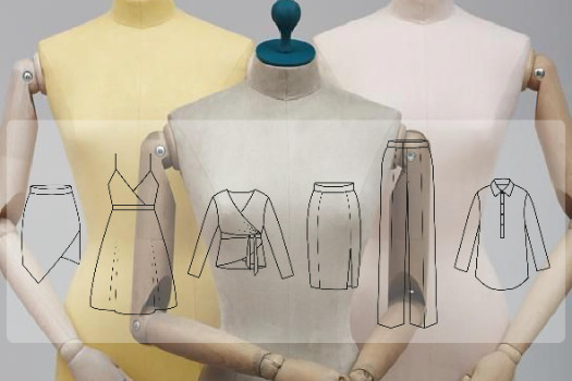 Créez vos vêtements sur mesure: jupe, pantalon, blouse, robe, veste