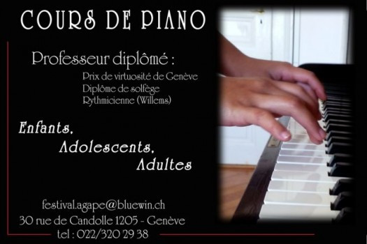 Cours de piano tous niveaux quartier du Conservatoire 