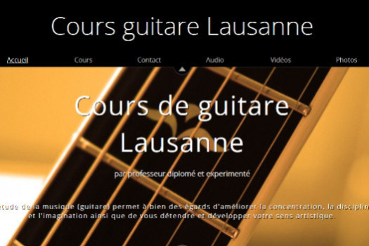 Cours de guitare - Lausanne