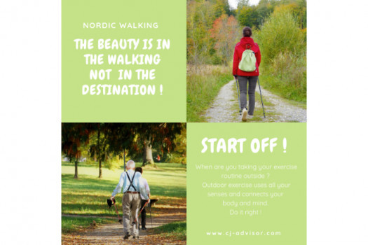 Stage de perfectionnement ou Initiation de Nordic Walking à Vevey ! 